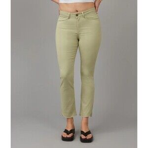 Lola Jeans KATE DK Sage Green High Rise Slim Jeans 32 NWT